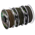 Fir Textil cu Camasa KORDA N-Trap Semi Stiff, Gravel Brown, 20lbs, 20m