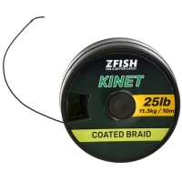 Fir Textil Cu Camasa Zfish Kinet Coated Braid, Brown,11.3kg, 25lb, 10m