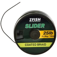 Fir Textil Cu Camasa Zfish Slider Coated Braid, Olive Green, 9kg, 20lb, 10m