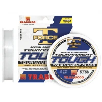 Fir Monofilament Trabucco T-force Tournament Tough New, Transparent, 0.18mm, 4.60kg, 150m