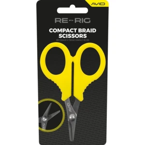 Foarfeca AVID Re-Rig Compact Braid Scissors, Yellow