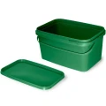 Galeata Patrata cu Capac Delphin Classa Verde, 5L Galeata Patrata cu Capac Delphin Classa Verde, 5L