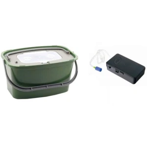 Galeata Plastils Pestisori 7L Plus Pompa Verde, 30x16x20cm Galeata Plastils Pestisori 7L Plus Pompa Verde, 30x16x20cm