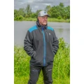 Jacheta PRESTON Windproof Fleece Jacket, Black, Marime 2XL
