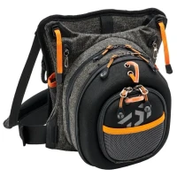 Geanta  Daiwa Chest Pack Noir Portocaliu Geanta  Daiwa Chest Pack Noir Portocaliu