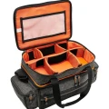 GEANTA  DAIWA CHEST PACK NOIR PORTOCALIU GEANTA  DAIWA CHEST PACK NOIR PORTOCALIU