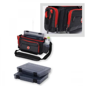 Geanta DAM Effzett Pro-Tact Streetfishing Bag 27.5x18.5x4.5cm 2 M Lure Cases