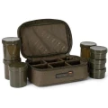 Geanta Fox Voyager 8 Pot Hookbait Case, Kaki, 25x12x16cm