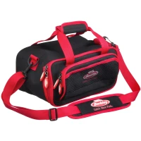 Geanta BERKLEY Powerbait Bag Medium Rosu/Negru + 3 Cutii Naluci, 35x21x19cm