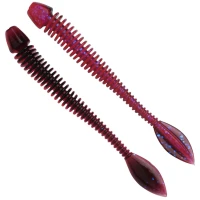 Grub BERKLEY PowerBait Power Flail, Salmon Egg Red Black, 9cm, 6buc/pac