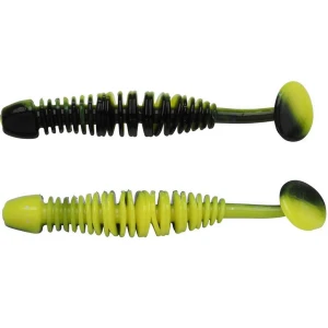 Grub BERKLEY PowerBait Power Leech, Black / Sunshine Yellow, 6cm, 10buc/pac Grub BERKLEY PowerBait Power Leech, Black / Sunshine Yellow, 6cm, 10buc/pac