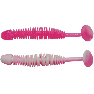 Grub BERKLEY PowerBait Power Leech, Pink / White, 5cm, 12buc/pac Grub BERKLEY PowerBait Power Leech, Pink / White, 5cm, 12buc/pac