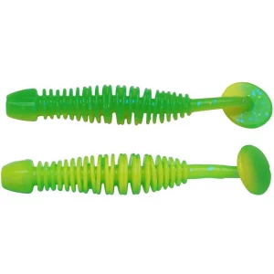 Grub BERKLEY PowerBait Power Leech, Spring Green / Sunshine Yellow, 6cm, 10buc/pac Grub BERKLEY PowerBait Power Leech, Spring Green / Sunshine Yellow, 6cm, 10buc/pac