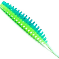 Grub Fast Strike Flexi Worm, 5cm, Dual Limetreuse, 10buc/pac