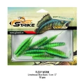 Grub FAST STRIKE Flexi Worm, 5cm, Limetreuse Blue Back, 10buc/pac