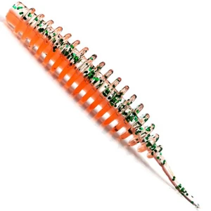 Grub FAST STRIKE Flexi Worm, 5cm, Orange Ice, 10buc/pac