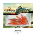 Grub FAST STRIKE Flexi Worm, 5cm, Orange Ice, 10buc/pac