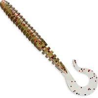 Grub FISHUP Vipo 5.2cm, Green Pumpkin Red Black, 10buc/pac