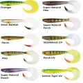 Grub Fox Rage Pro Bulk, Lemon Tiger UV, 10cm, 1buc/pac Grub Fox Rage Pro Bulk, Lemon Tiger UV, 10cm, 1buc/pac