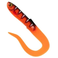 Grub Fox Rage Slick Eel, Uv Red Wake, 21cm, 1buc/pac