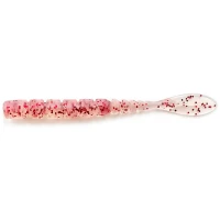 Grub Mustad Aji Micro Fla, Clear Red Glitter, 5cm, 15buc/pac