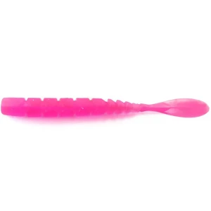 Grub Mustad Aji Micro Fla, UV Clear Pink, 5cm, 15buc/pac