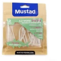 Grub Mustad Aji Micro Fla, White Glow Glitter, 5cm, 15buc/pac Grub Mustad Aji Micro Fla, White Glow Glitter, 5cm, 15buc/pac