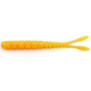 Grub Mustad Aji Micro Pilo, Orange Glow Glitter, 5cm, 15buc/pac Grub Mustad Aji Micro Pilo, Orange Glow Glitter, 5cm, 15buc/pac