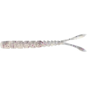 Grub Mustad Aji Split Tail, Clear Purple Glitter, 5cm, 12buc/pac