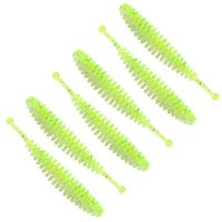 Grub Reiva Tiny Worm, Flash Chartreuse, 6cm, 6buc/pac