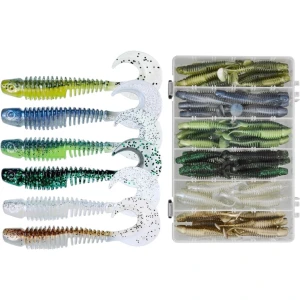 Set Naluci GUNKI Tipsy CXL Clear Water, 8.5cm, 120buc/pac