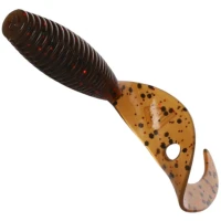 Twister Mikado Grub, Brown Pumpkin, 3.8cm, 10buc/pac