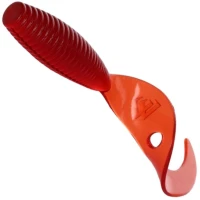 Twister Mikado Grub, Red, 6.4cm, 6buc/pac