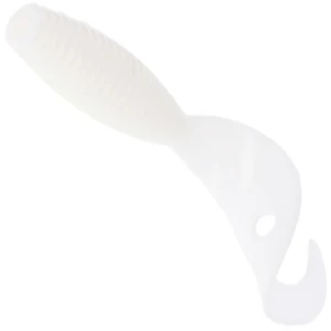 Twister Mikado Grub, White, 6.4cm, 6buc/pac Twister Mikado Grub, White, 6.4cm, 6buc/pac