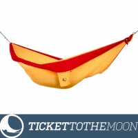 Hamac Ticket To The Moon King Size Dark Yellow & Burgundy , 320x230cm
