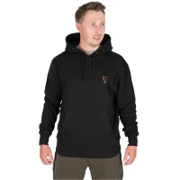 Hanorac Fox Collection Hoody Black & Orange, Marime 2XL