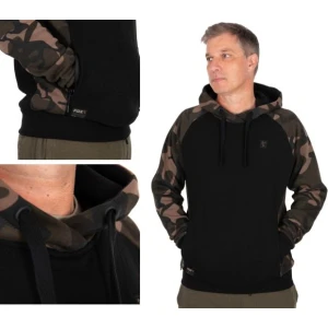 Hanorac Fox Pullover Premium 310 Hoodie, Black Camo, Marimea S Hanorac Fox Pullover Premium 310 Hoodie, Black Camo, Marimea S