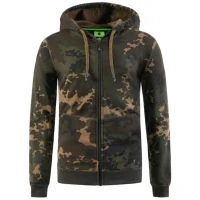 Hanorac KORDA Zip Hoodie, Dark Kamo, Marime M
