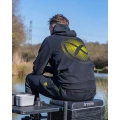 Hanorac MATRIX Large Fade Logo Hoody, Black/Lime, Marime 2XL