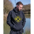 Hanorac MATRIX Large Fade Logo Hoody, Black/Lime, Marime 2XL