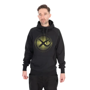 Hanorac MATRIX Large Fade Logo Hoody, Black/Lime, Marime 3XL