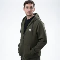 Hanorac NASH Make It Happen Badge Zipped Hoodie Green, Marime S Hanorac NASH Make It Happen Badge Zipped Hoodie Green, Marime S