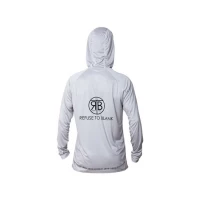 Hanorac RTB UV Long Sleeve Hoodie UPF 50+ Light Grey L