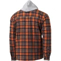 Hanorac SAVAGE GEAR Twin Shirt Jacket Check M, Orange Grey Hanorac SAVAGE GEAR Twin Shirt Jacket Check M, Orange Grey