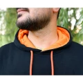 Hanorac SELECT BAITS Feeder WRS Black Orange Hoodie, Marimea XL