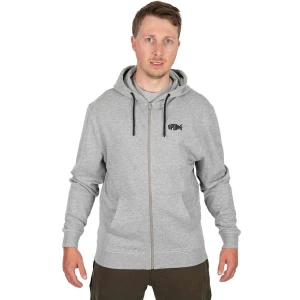 Hanorac SPOMB Grey Hoodie full Zip, Marime XL