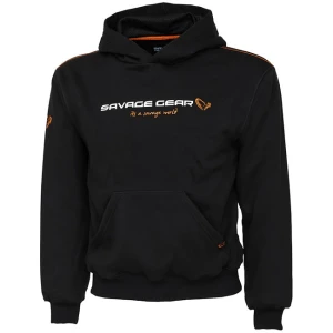 Hanorac Savage Gear Junior Logo Black Ink 14-16 ani Hanorac Savage Gear Junior Logo Black Ink 14-16 ani