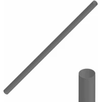 Tub Protectie Rotund RIVE Pentru Lansete Si Kit-uri, Smoke Grey, 50mm, 182cm