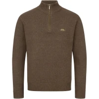 Pulover BLASER Wool HZ, Dark Brown, Marime 3XL