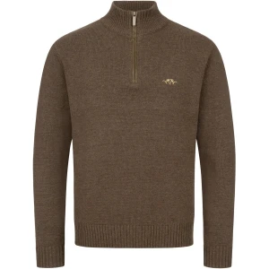 Pulover BLASER Wool HZ, Dark Brown, Marime 3XL
